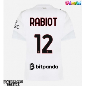 AC Milan Adrien Rabiot #12 Dámské Venkovní Dres 2026-27 Krátký Rukáv